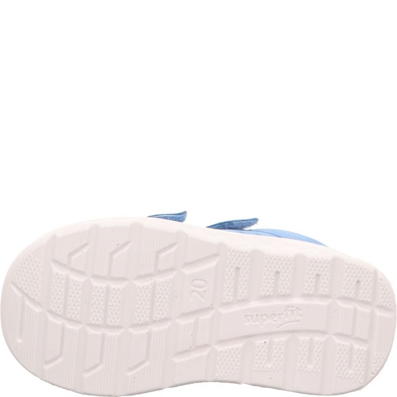 Superfit BREEZE Boys Sneakers low - Material: Leather in Blue