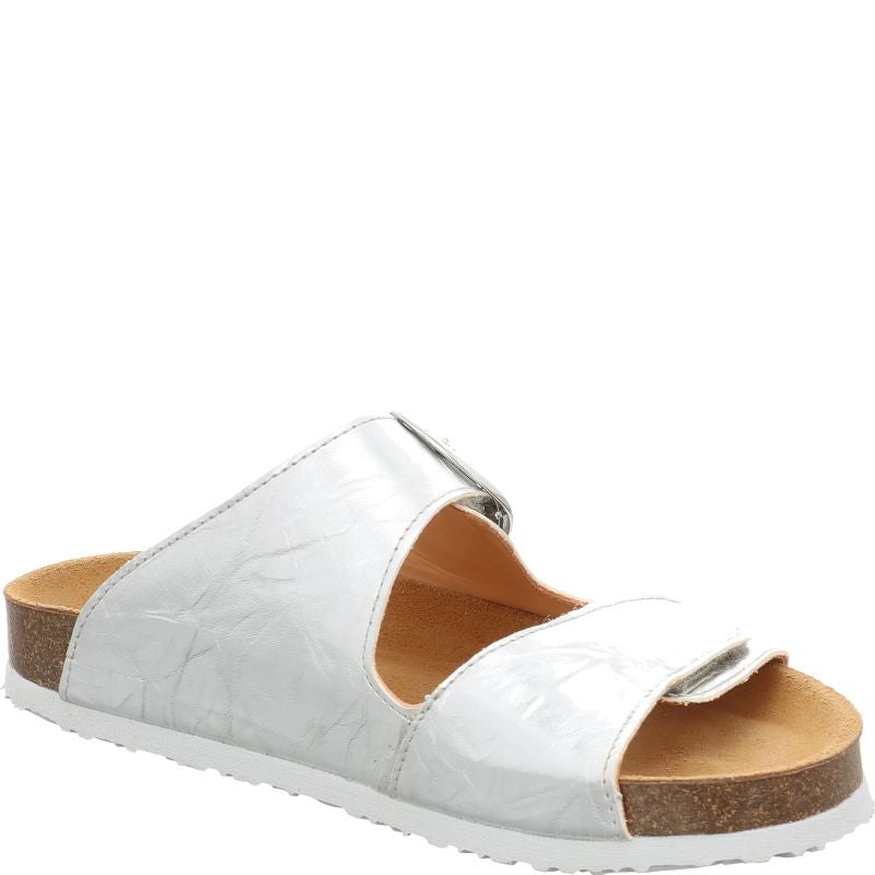 Think CRISSI Mules - Material: Leather in Metallic