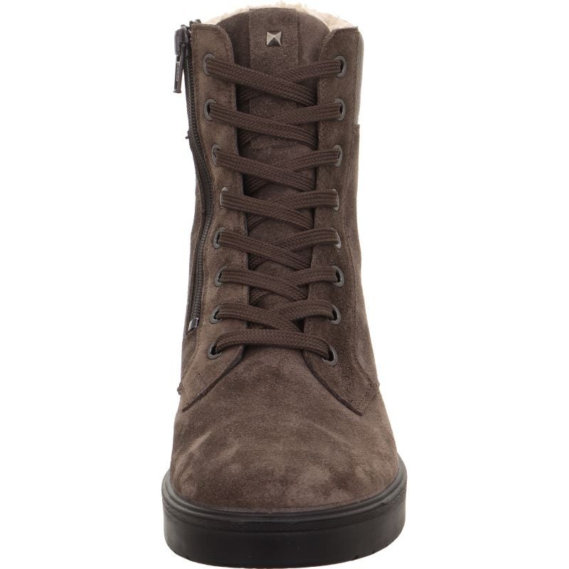 legero MYSTIC Damen Schnürboots - Material: Leder in Grau