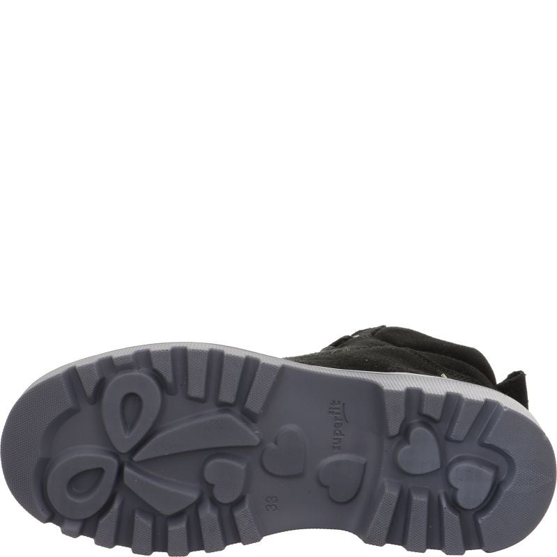 Superfit ABBY NOVA Mädchen Boots - Material: Leder/Textil in Schwarz