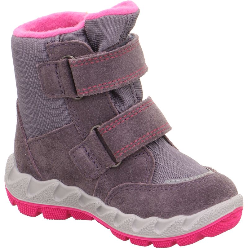 Superfit ICEBIRD Girls Boot - Material: Leather/Textil in Purple