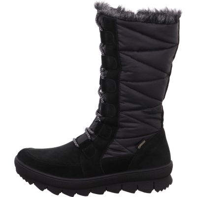 Legero NOVARA Damen Stiefel - Material: Leder/Textil in Schwarz