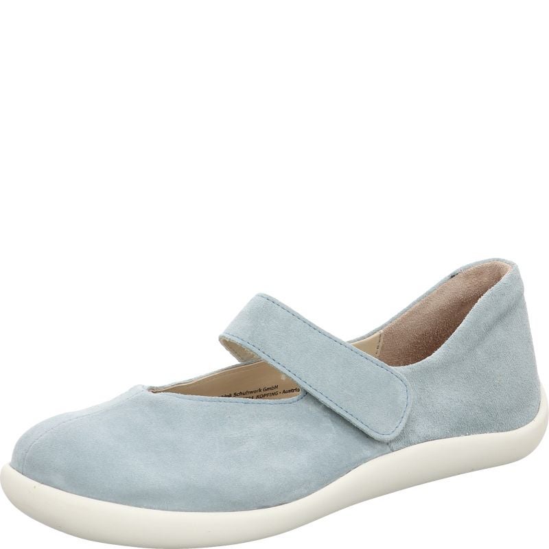 Think! BLO Damen Ballerina - Material: Leder in Blau