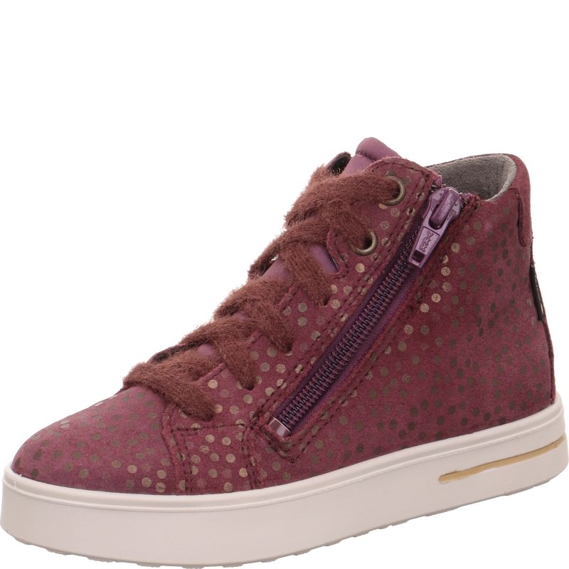 Superfit STELLA Sneaker high - Material: Leder/Textil in Rot