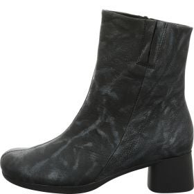 Think NANI Woman Ankle boot - Material: Leather in Black