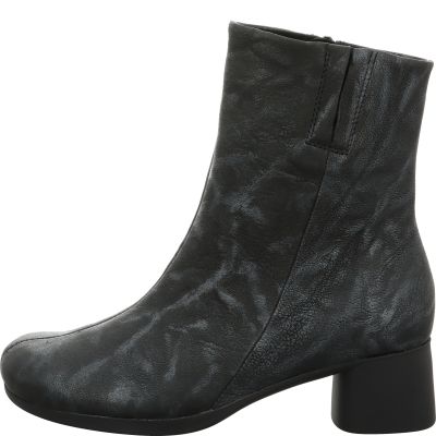 Think! NANI Damen Stiefelette - Material: Leder in Schwarz