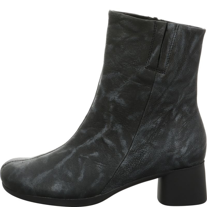 Think NANI Woman Ankle boot - Material: Leather in Black