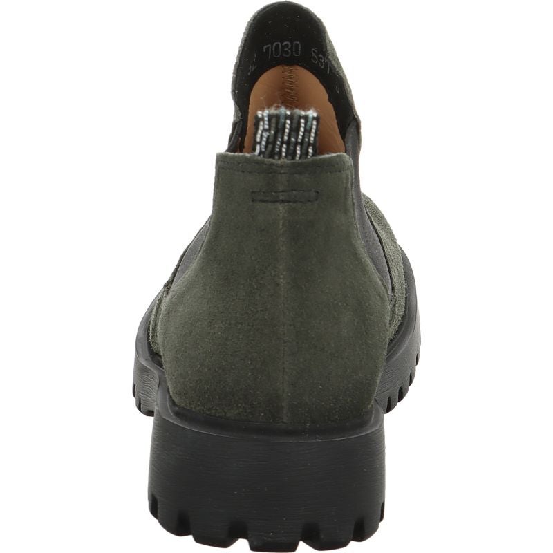 Think TRENTO Woman Chelsea boot - Material: Leather in Green