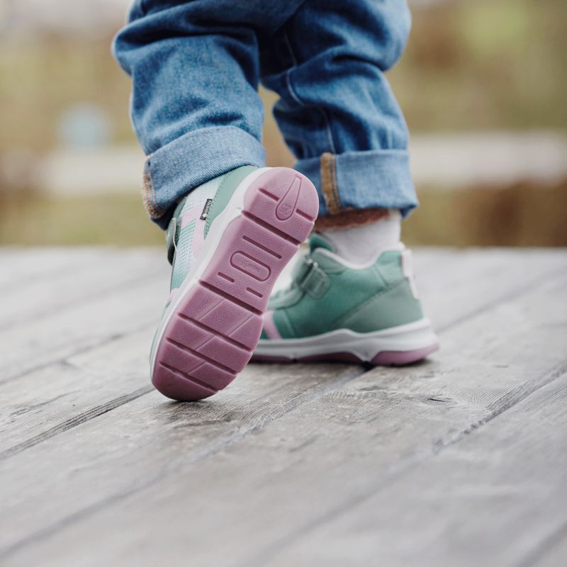 Superfit COOPER Mädchen Sneaker high - Material: Textil/Sonstiges Material in Grün