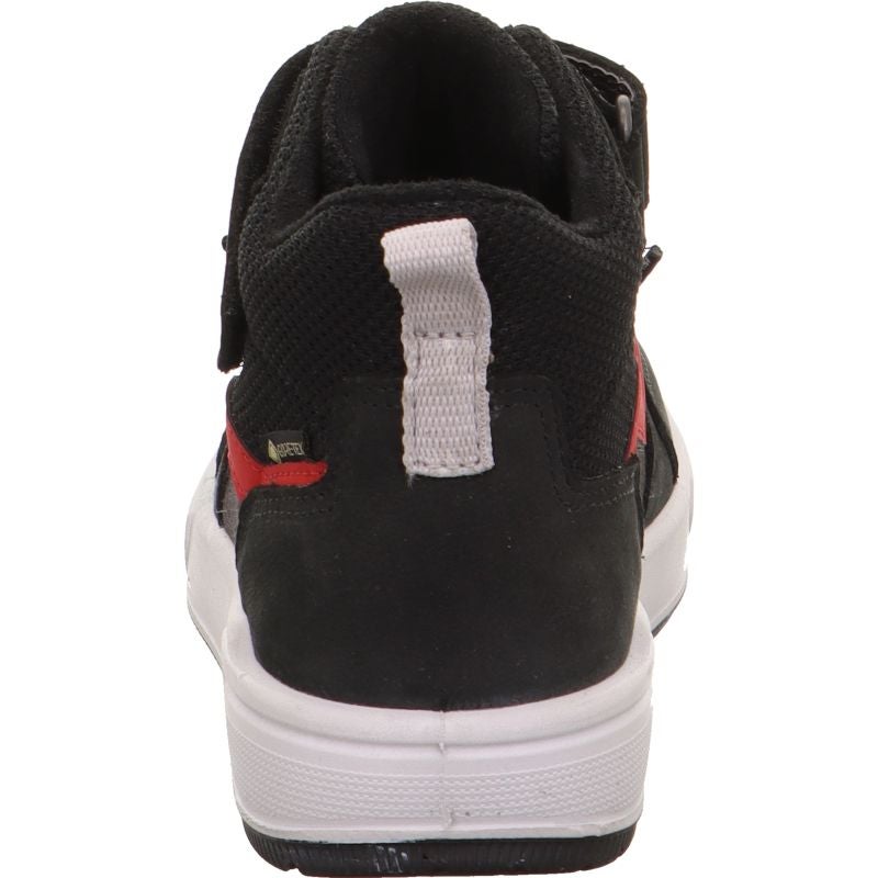 Superfit MAVERICK Boys Sneakers high - Material: Leder/Sonstiges Material/Texti in Black