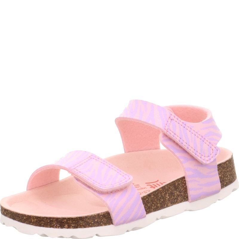 Superfit FUSSBETTPANTOFFEL Girls Sandal - Material: Sonstiges Material in Rose