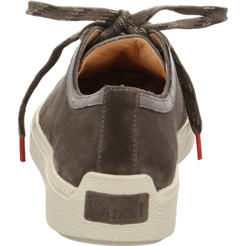 Think TURNA WOMEN Woman Sneakers low - Material: Leather in Grey