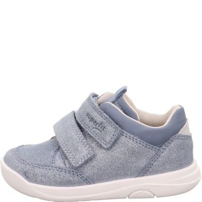 Superfit LILLO Girls Sneakers low - Material: Leather/Textil in Blue