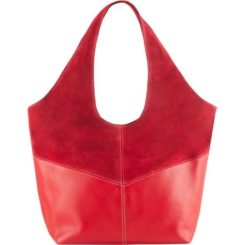 Think! THINK! BAG Damen Tasche - Material: Leder in Rot