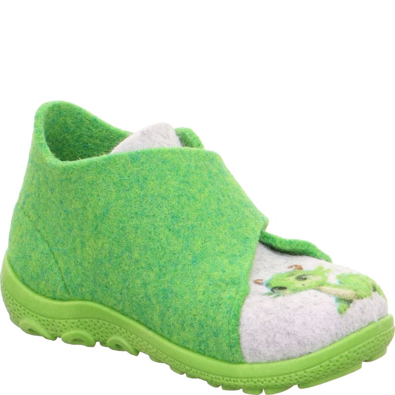 Superfit HAPPY OCTI Boys Slipper - Material: Textile in Green