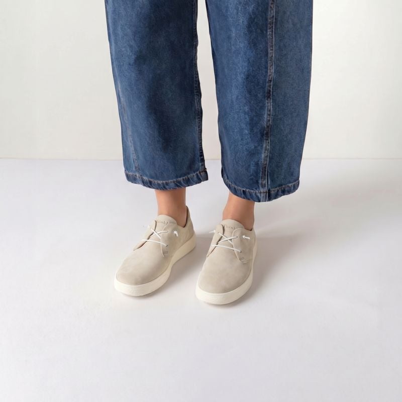 Think TURNA LIGHT Woman Sneakers low - Material: Leather in Beige