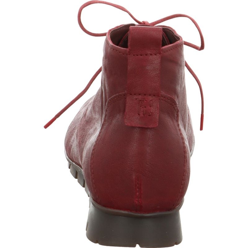 Think! MENSCHA Damen Ankle Boots - Material: Leder in Rot