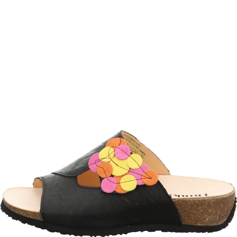 Think MIZZI DAMEN Woman Mules - Material: Leather in Black