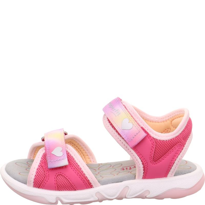 Superfit PEBBLES Mädchen Sandale - Material: Textil/Sonstiges Material in Pink