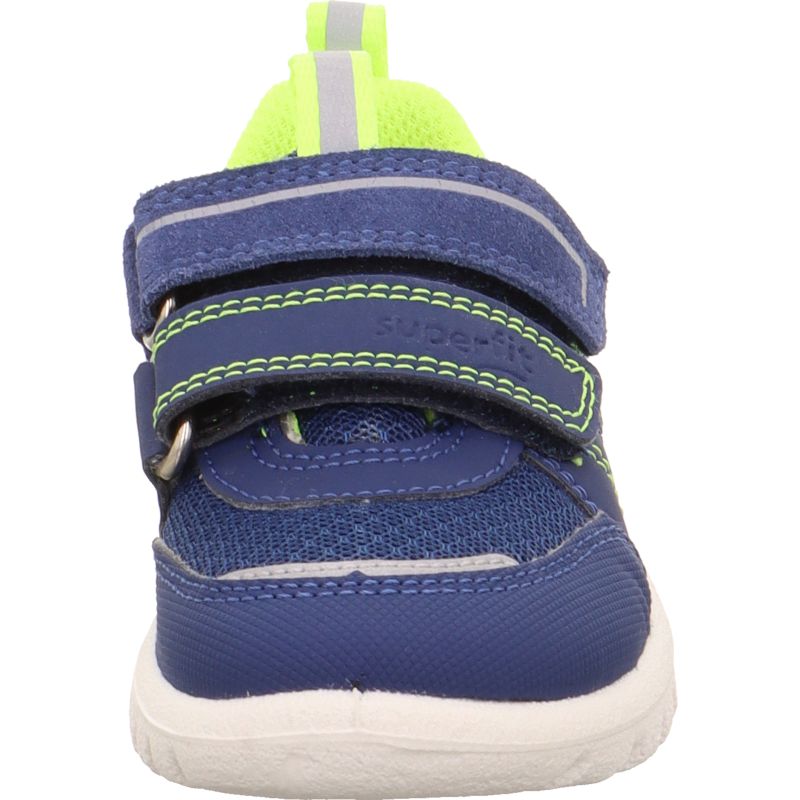 Superfit SPORT7 MINI Unisex, Jungen Sneaker low - Material: Leder/Sonstiges Material/Textil in Blau