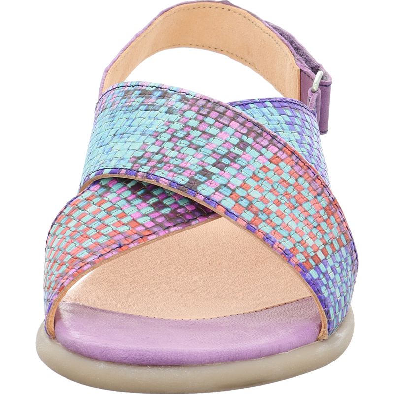 Think KAMAA Woman Strap sandal - Material: Leather in Multi Colour