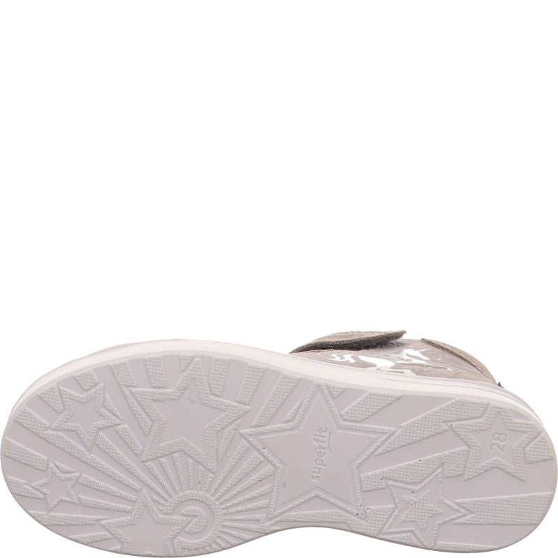 Superfit STELLA Sneaker high - Material: Leder/Textil in Grau