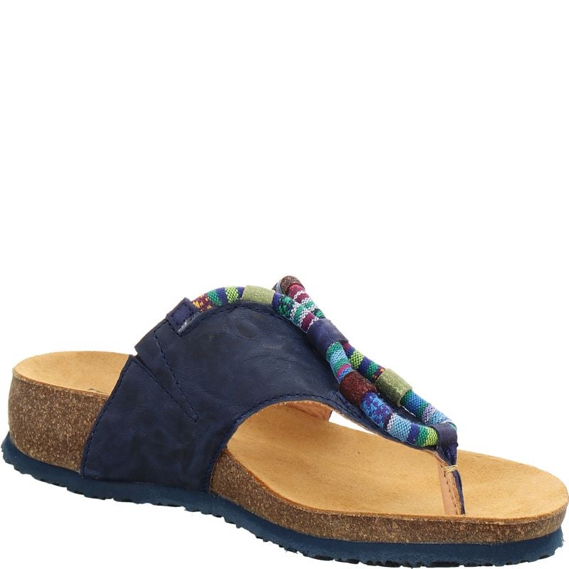 Think JULIA DAMEN Woman Mules - Material: Leather in Blue