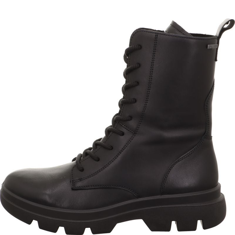 Legero ANGELINA Damen Schnürboots - Material: Leder in Schwarz