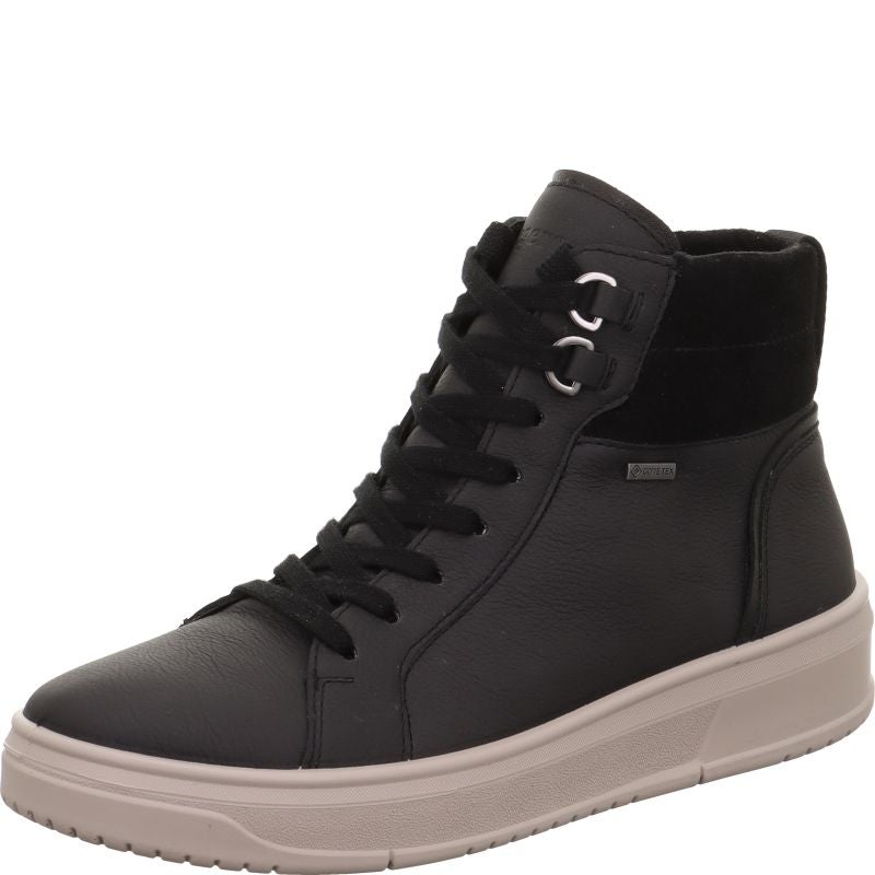 legero REJOISE Damen Sneaker high - Material: Leder in Schwarz