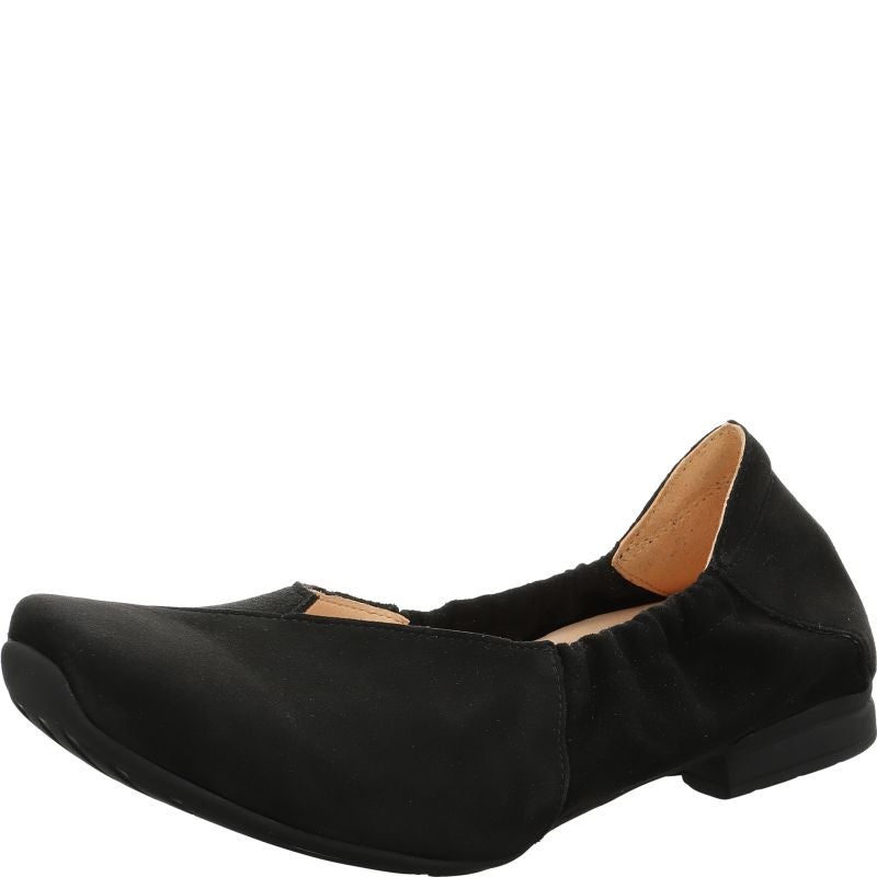 Think GAUDI Woman Ballerina - Material: Leather in Black