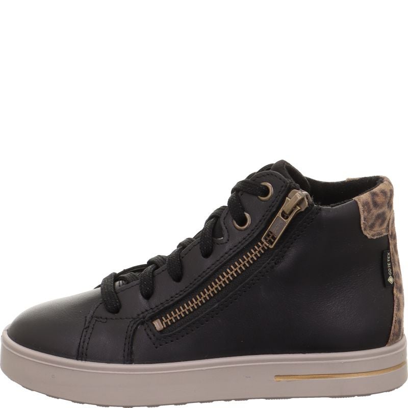 Superfit STELLA Sneaker high - Material: Leder/Textil in Schwarz