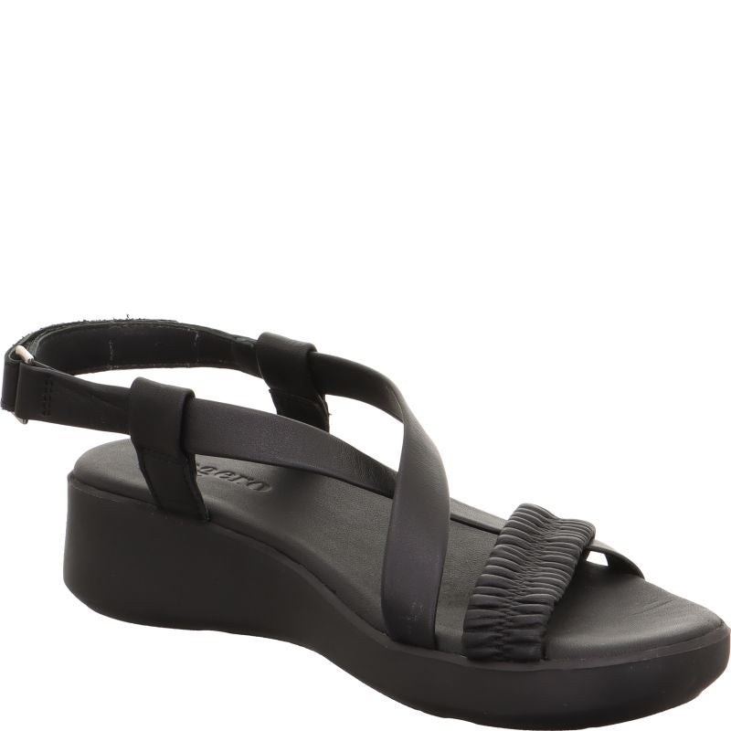 Legero EASY Damen Sandale - Material: Leder in Schwarz