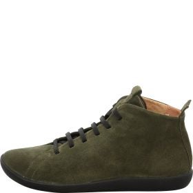 Think! NATURE Damen Sneaker high - Material: Leder in Oliv