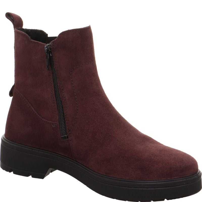 legero MYSTIC Damen Chelsea Boots - Material: Leder in Rot