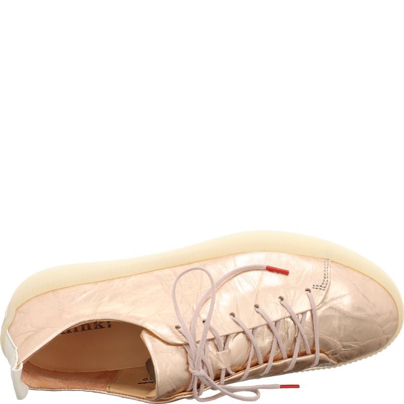 Think! TURNA DAMEN Damen Sneaker low - Material: Leder in Rosa