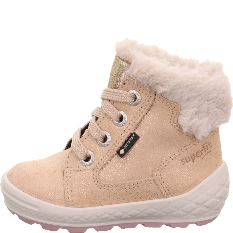 Superfit GROOVY 2.0 Boots - Material: Leder/Textil in Beige