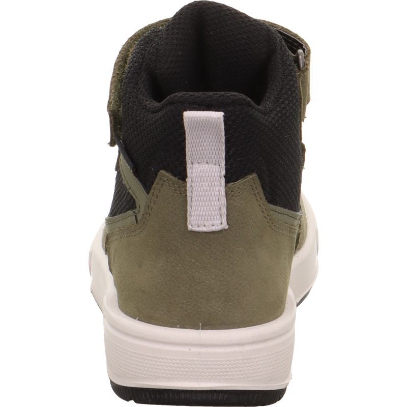 Superfit MAVERICK Boys Sneakers high - Material: Leder/Sonstiges Material/Texti in Green