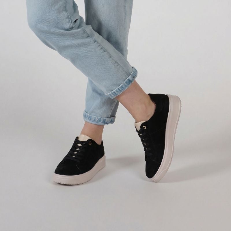 Legero REJOISE Damen Sneaker low - Material: Leder in Schwarz