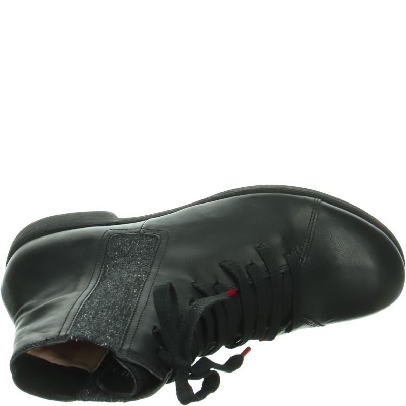 Think! AGRAT Damen Stiefelette - Material: Leder in Schwarz