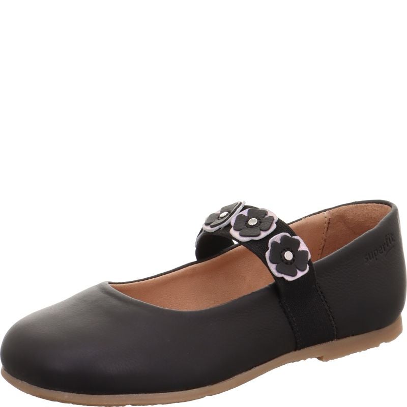 Superfit FLAIR Ballerina - Material: Leder in Schwarz