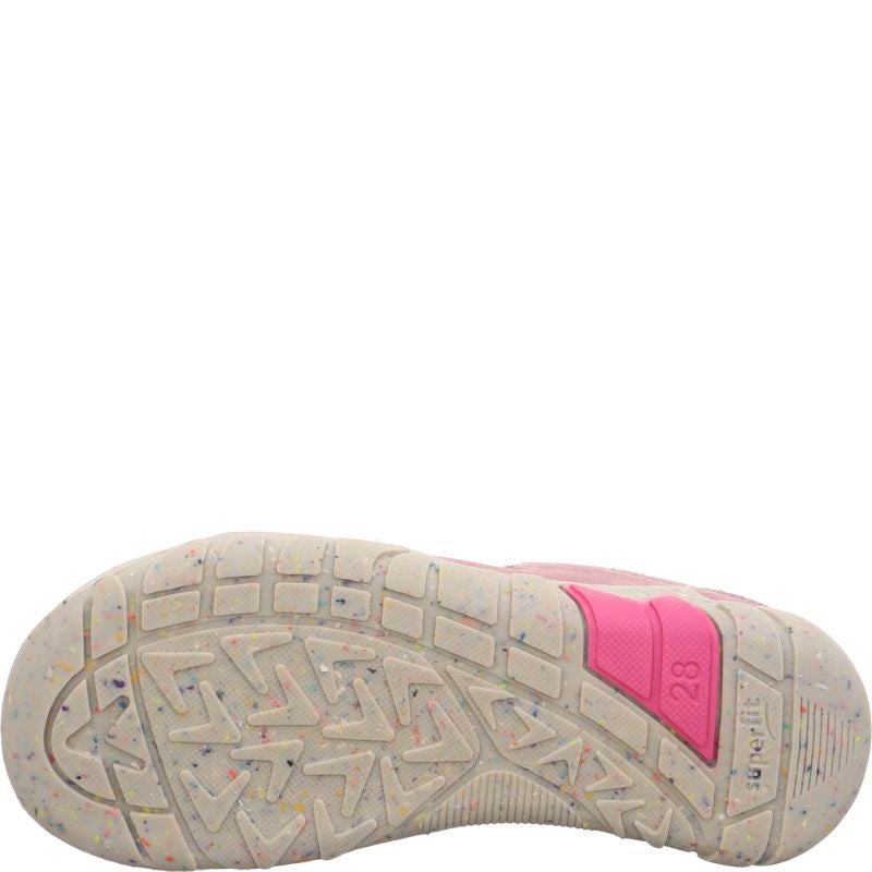 Superfit TRACE Mädchen Sneaker low - Material: Leder/Textil in Lila