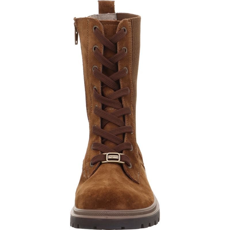 legero MONTA Damen Schnürboots - Material: Leder in Braun