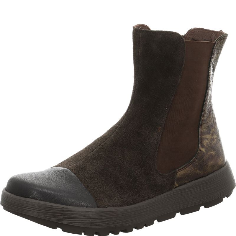 Think COMODA Woman Chelsea boot - Material: Leather in Brown