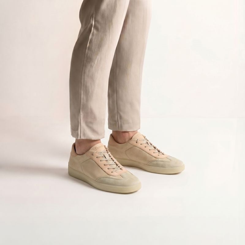 Think TURNA MEN Men Sneakers low - Material: Leather in Olive