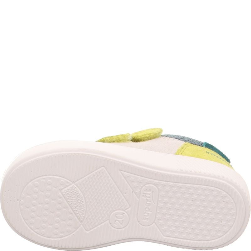 Superfit SUPIES Sneaker low - Material: Leder/Textil in Gelb