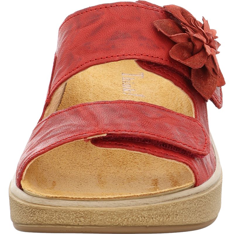 Think MEGGIE Woman Mules - Material: Leather in Red