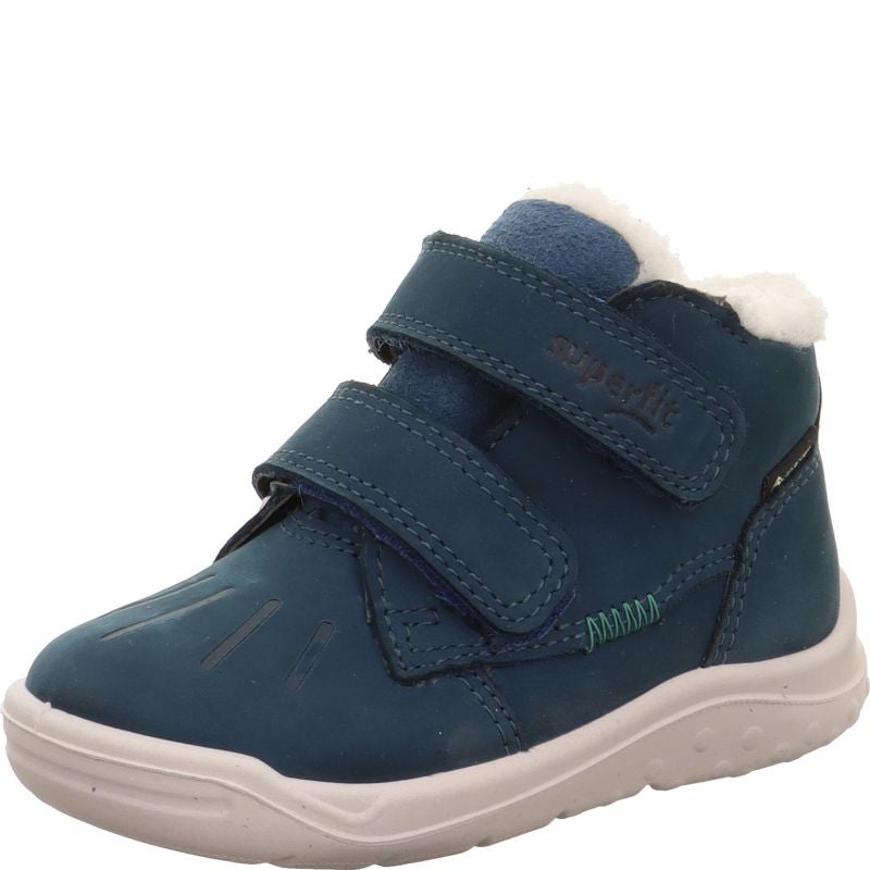 Superfit WHALEY Boys Sneakers high - Material: Leather/Textil in Blue