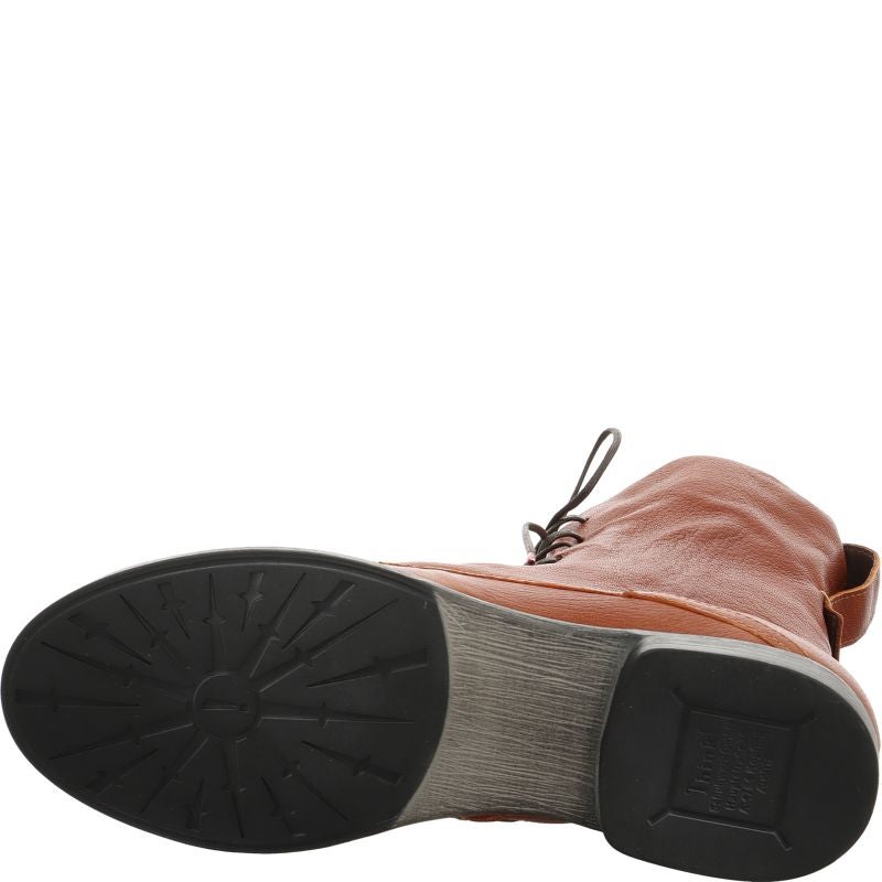 Think AGRAT Woman Ankle boot - Material: Leather in Brown