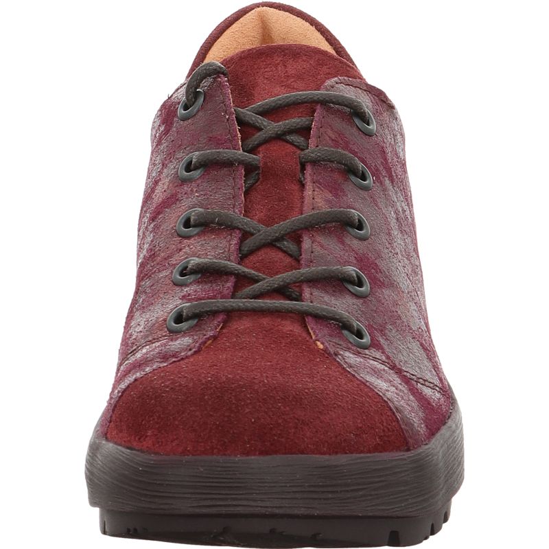 Think COMODA Woman Lace up shoe - Material: Leather in Red