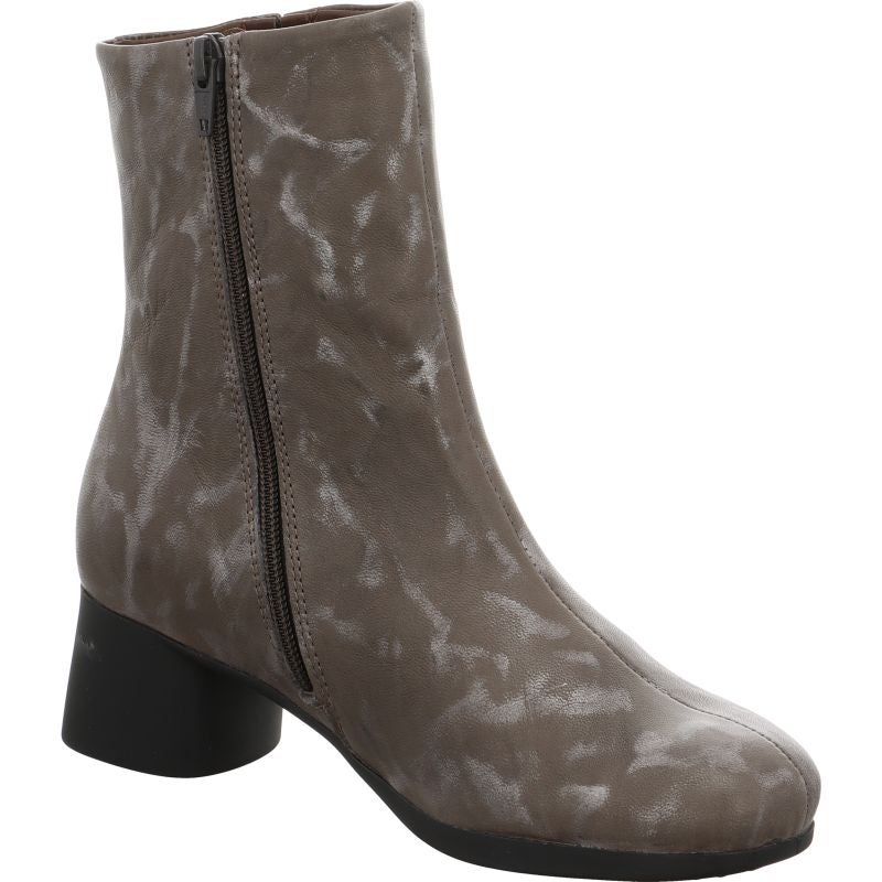 Think NANI Woman Ankle boot - Material: Leather in Grey